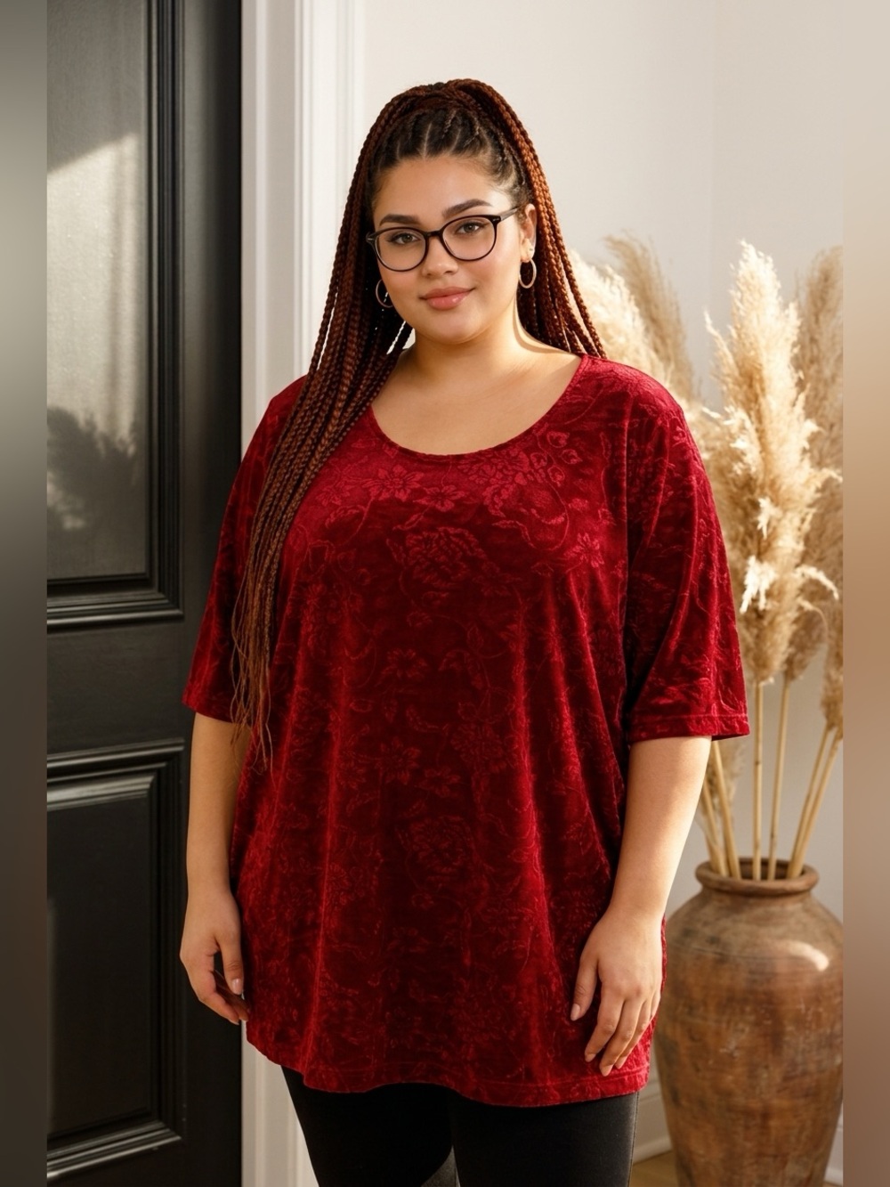 Plus-size Penningtons Floral Women's Top - Size 2X